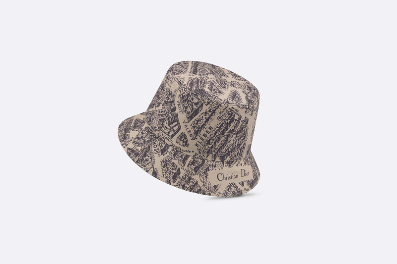 Teddy-D Plan de Paris Reversible Small Brim Bucket Hat 4