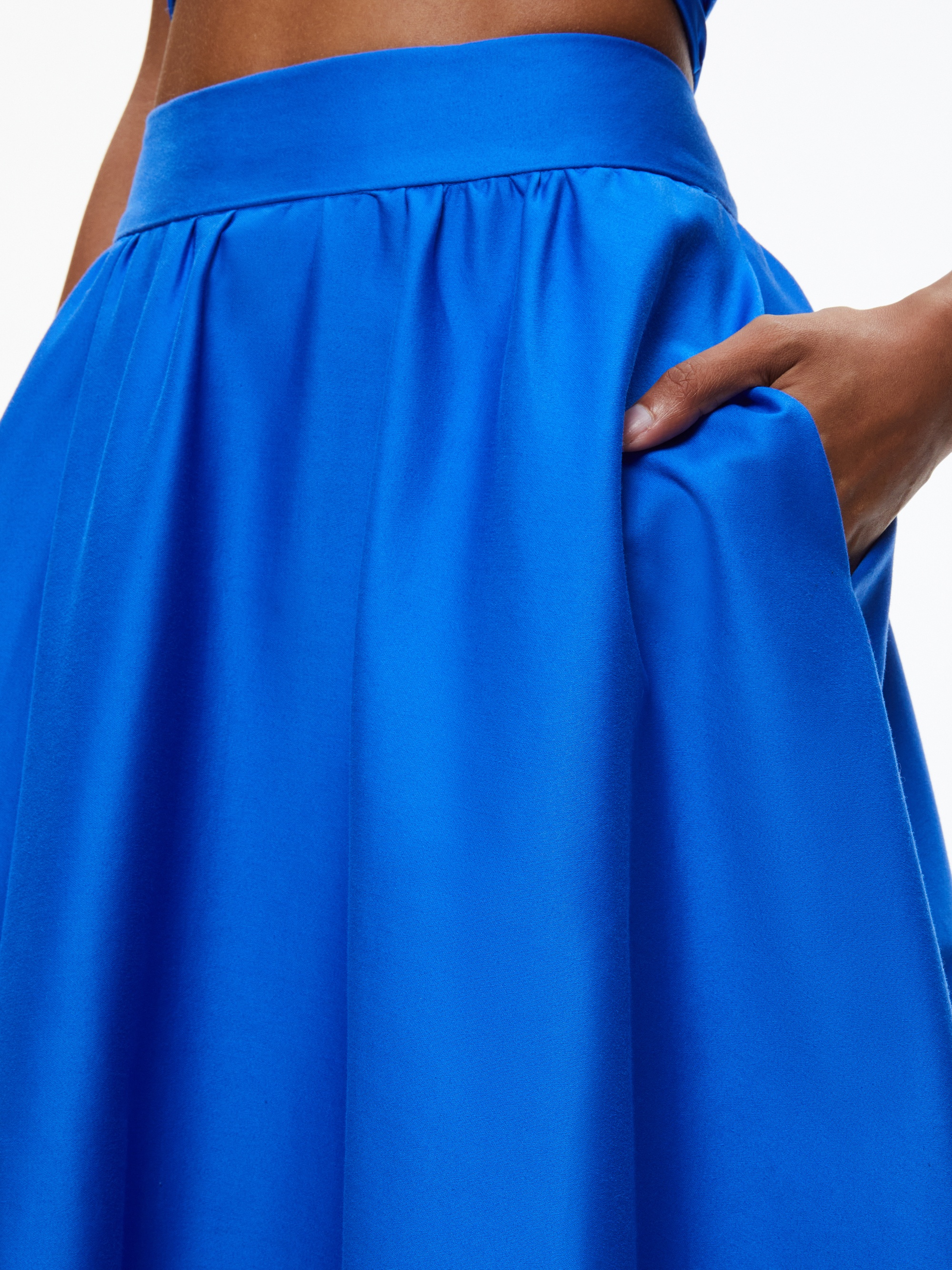 EARLA HIGH WAISTED MIDI SKIRT - 5