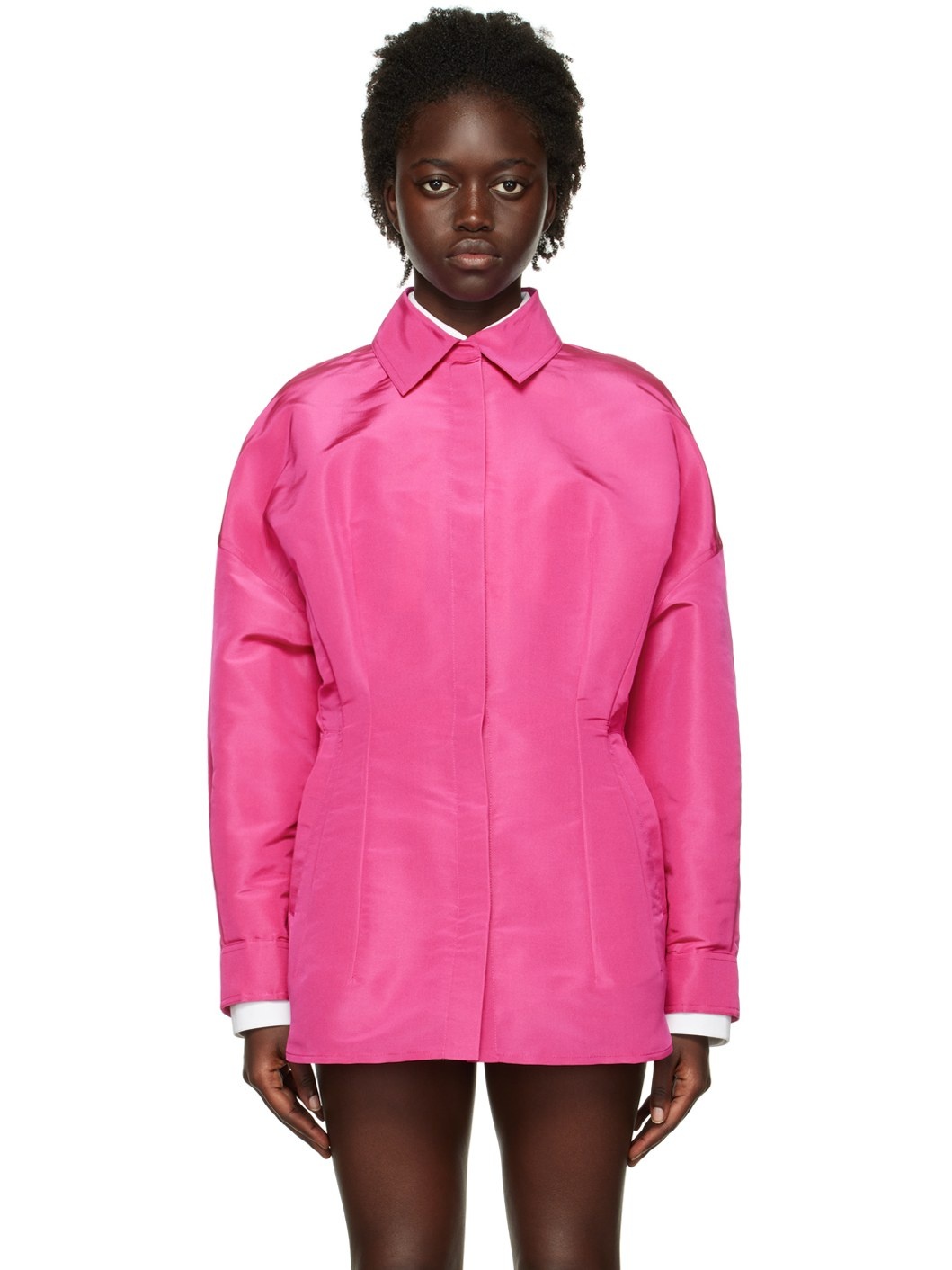 Pink Slim Jacket - 1