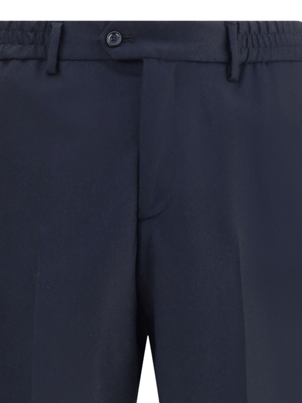 elasticated-waistband flap-pocket trousers - 3