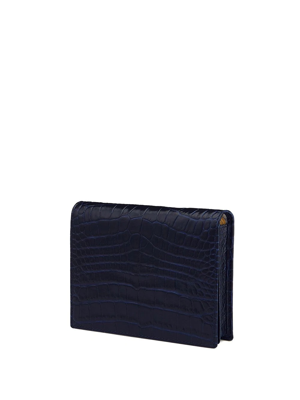 Mara crocodile-effect cardholder - 2