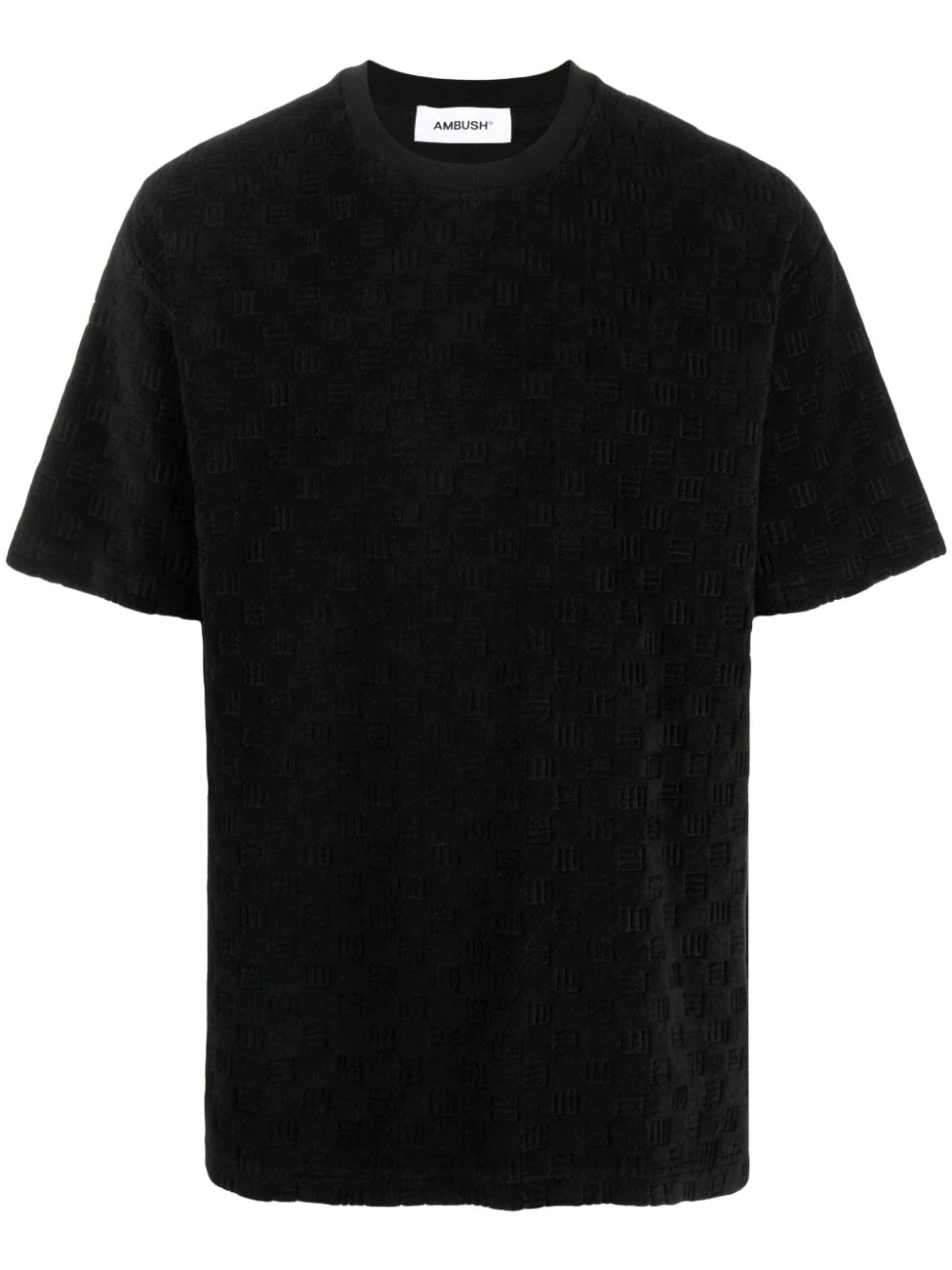 monogram jacquard T-shirt - 1