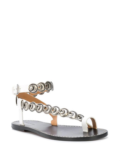 Isabel Marant Ermony coin-embellished sandals outlook