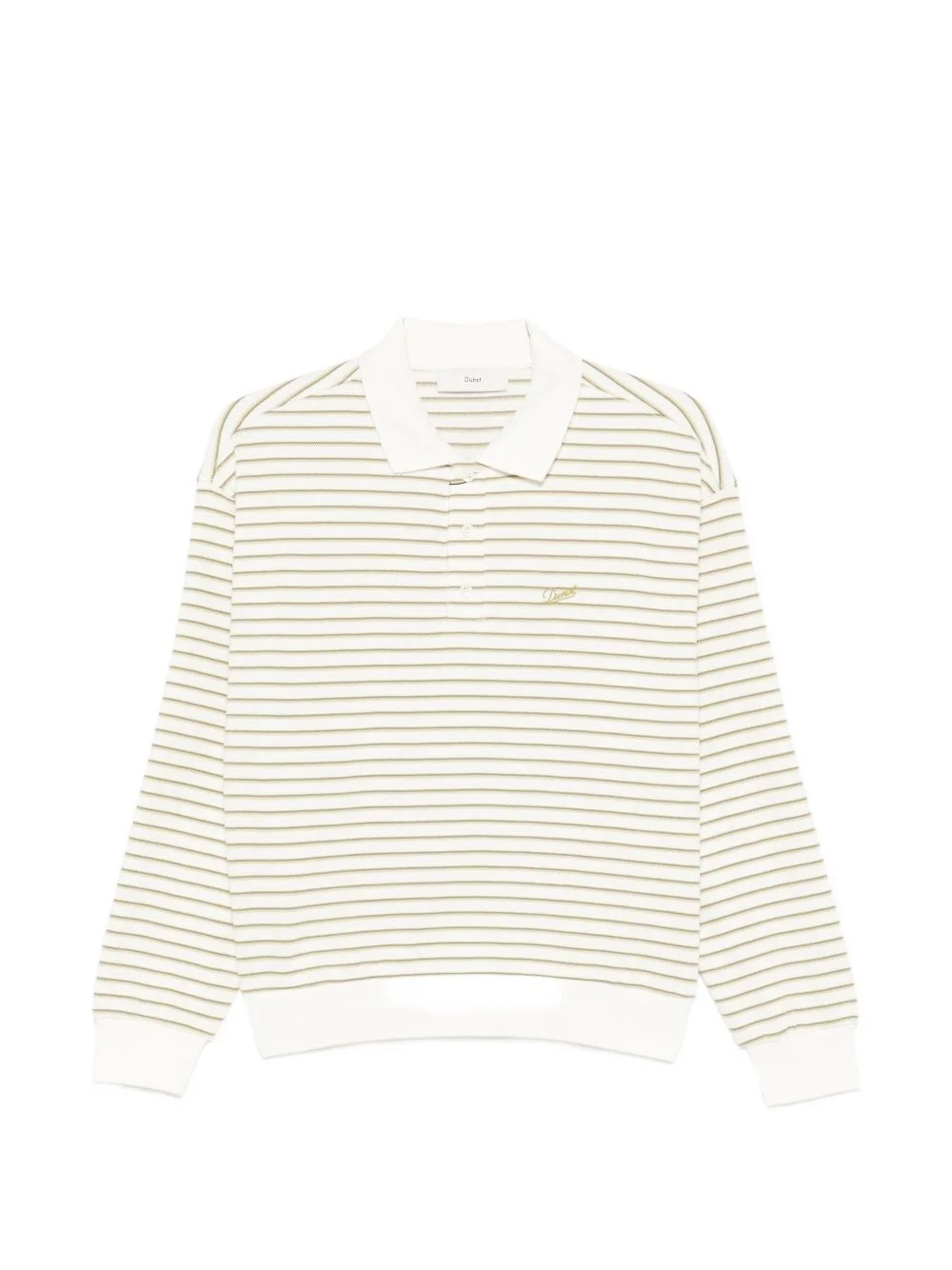 striped polo shirt - 1