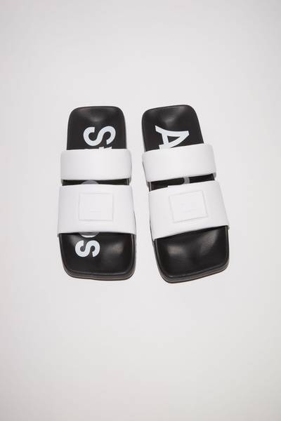 Acne Studios Flat sandals - White/black outlook