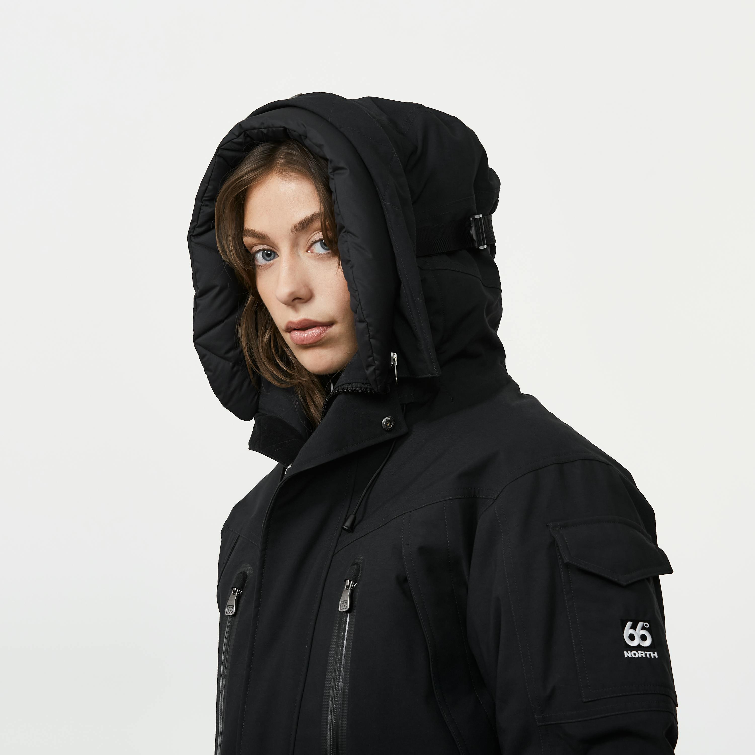 Jökla Arctic professional down parka with hood trim - 3