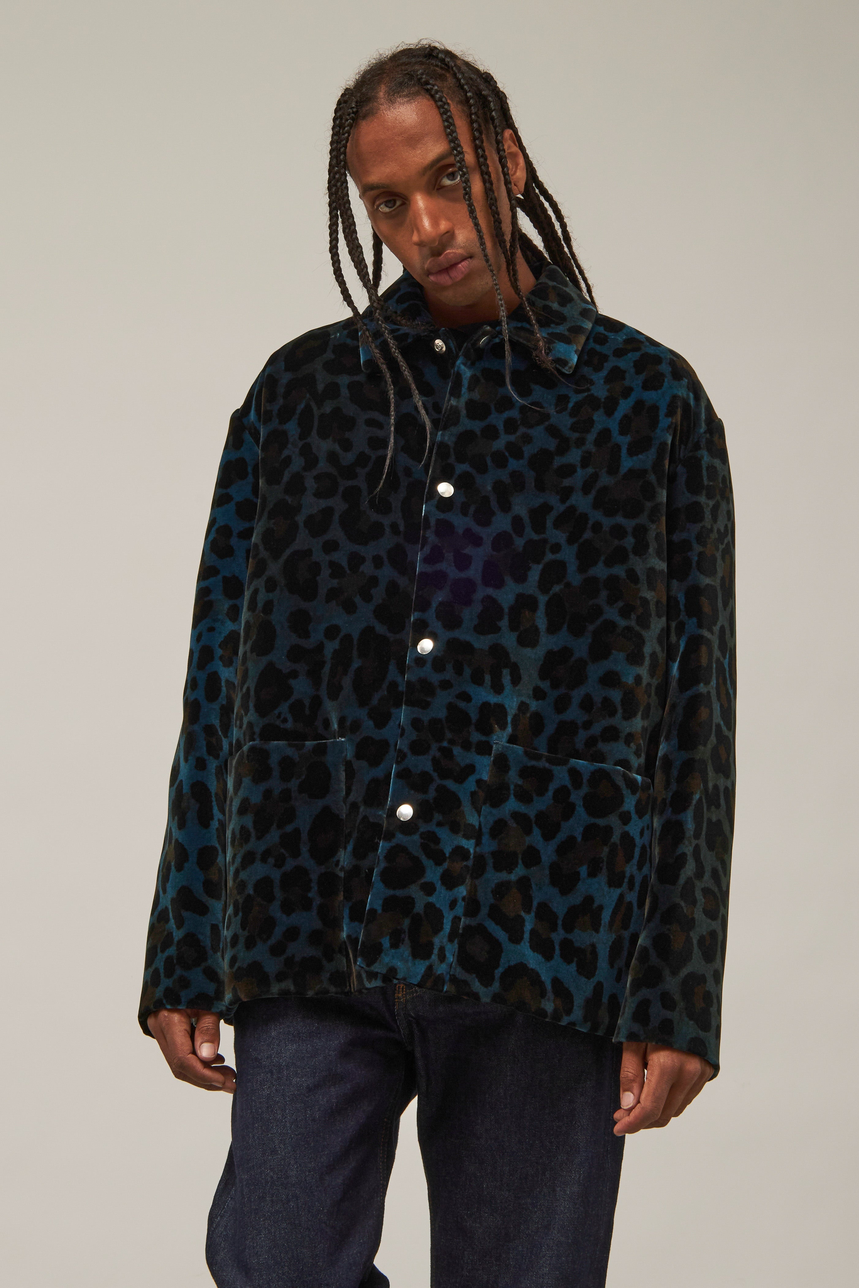 Guide Leopard-Print Cotton Jacket - 1