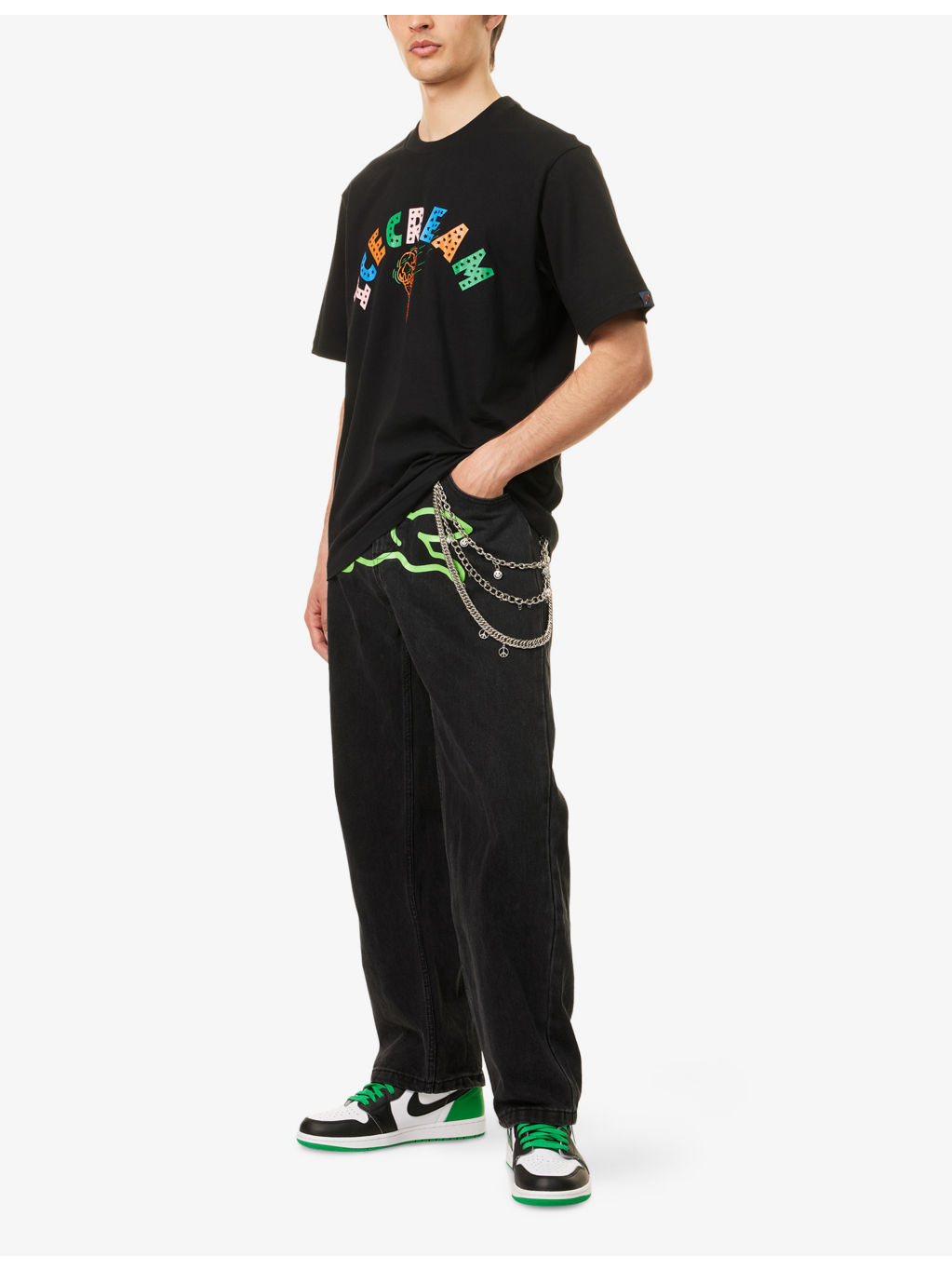 Icecream Cone Graphic-Print Cotton T-shirt - 2