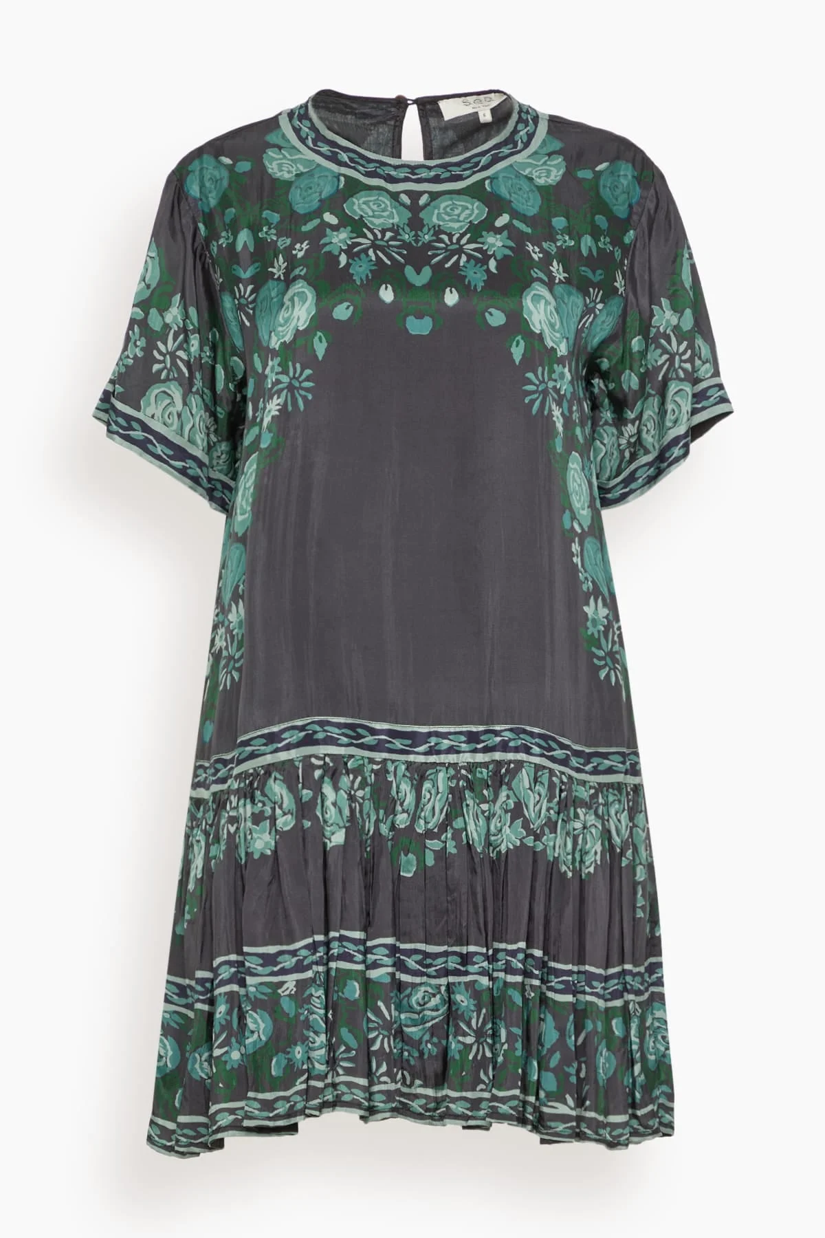 Tulla Print Short Sleeve Dress in Multi - 1