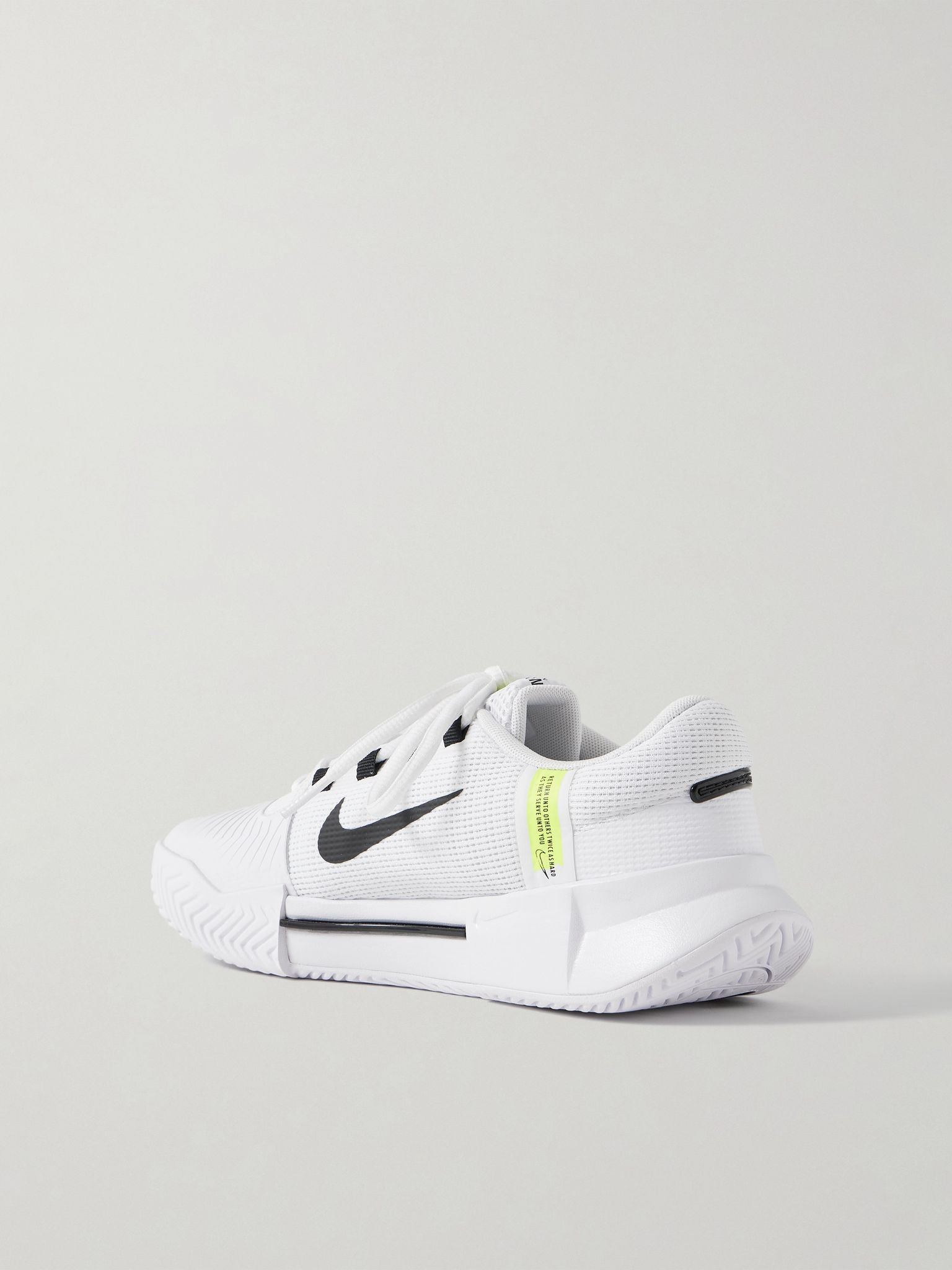 Zoom GP Challenge 1 rubber-trimmed mesh sneakers White - 3