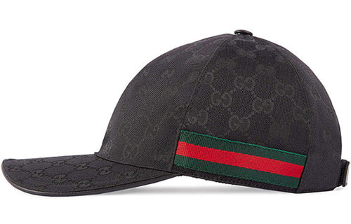 Gucci Original GG Canvas Baseball Hat With Web 'Black' 200035-KQWBG-1060 - 3