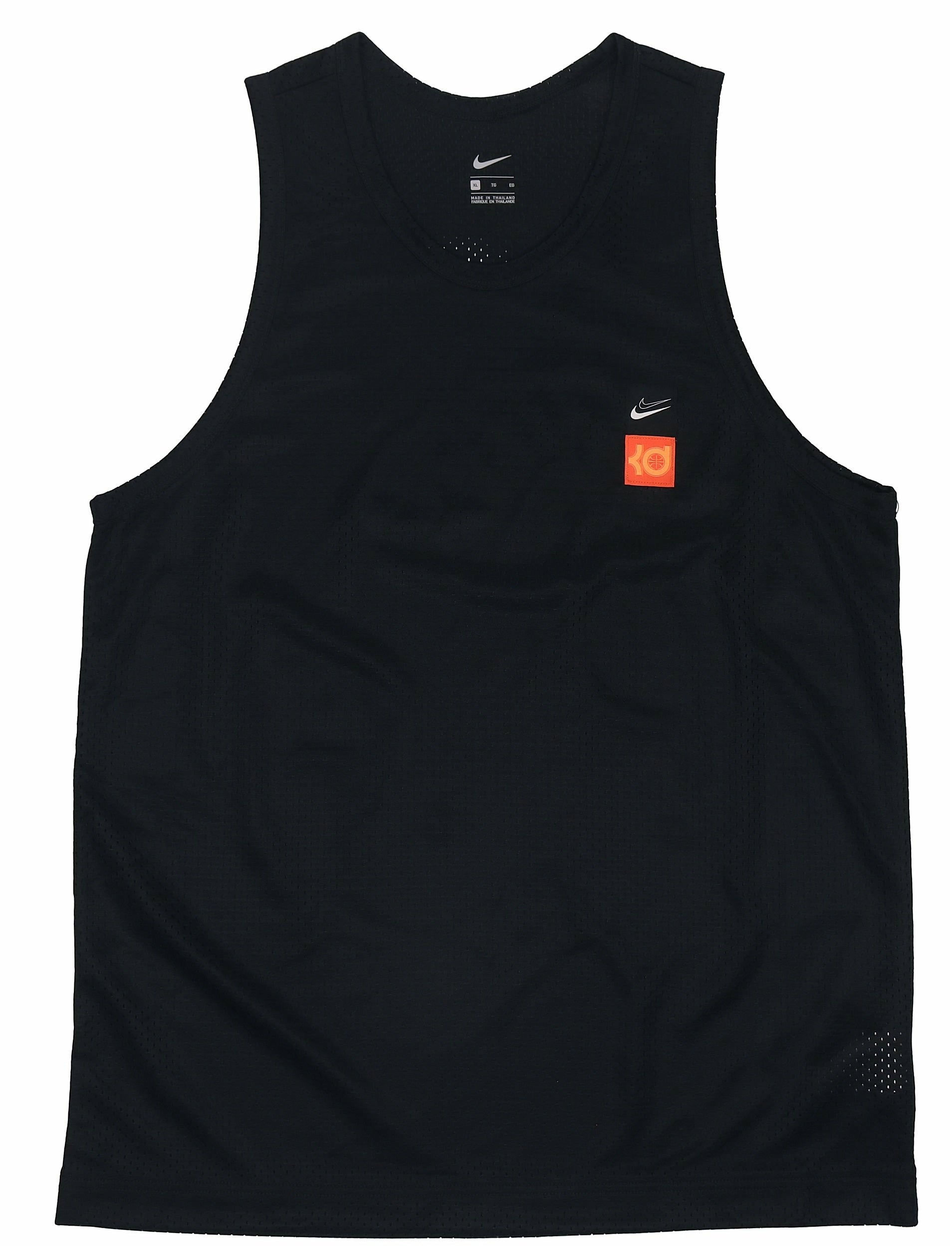 Men's Nike KD Durant Basketball Sports Printing Breathable Black Vest CV2408-010 - 2