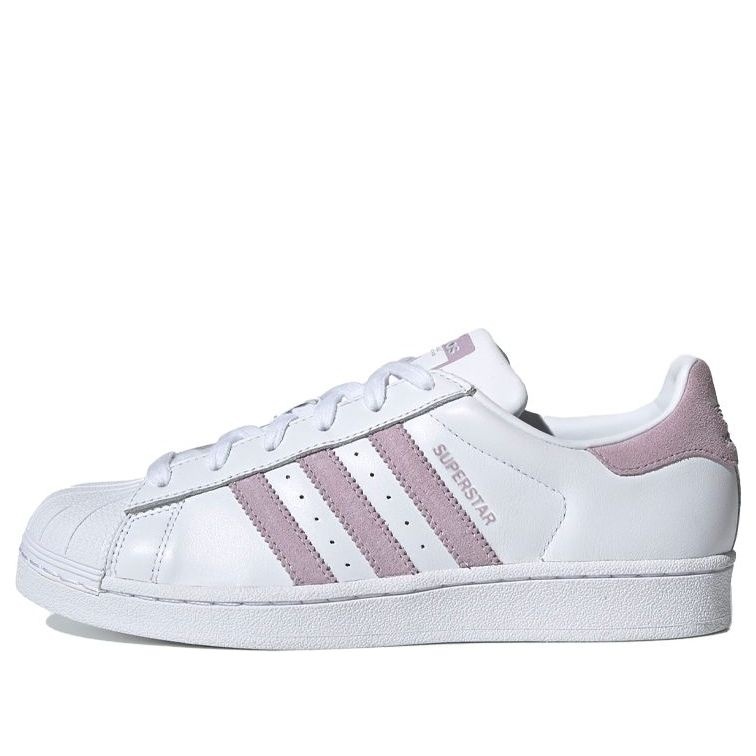 (WMNS) adidas originals Superstar 'White/Purple' EE7400 - 1