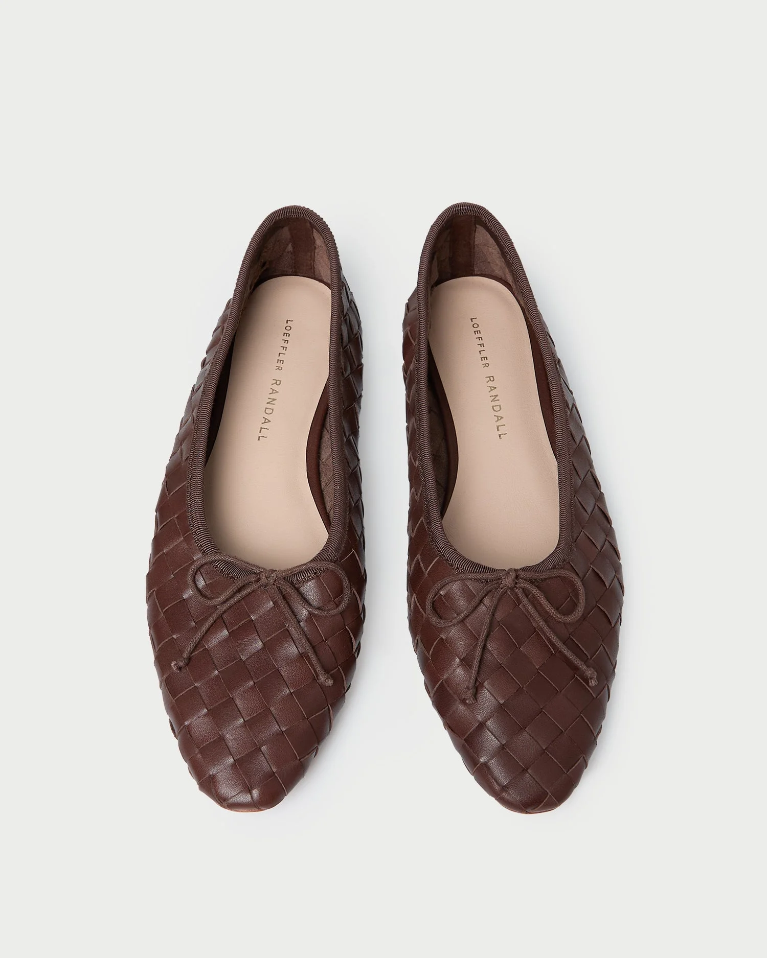 Landry Chocolate Woven Ballet Flat - 1