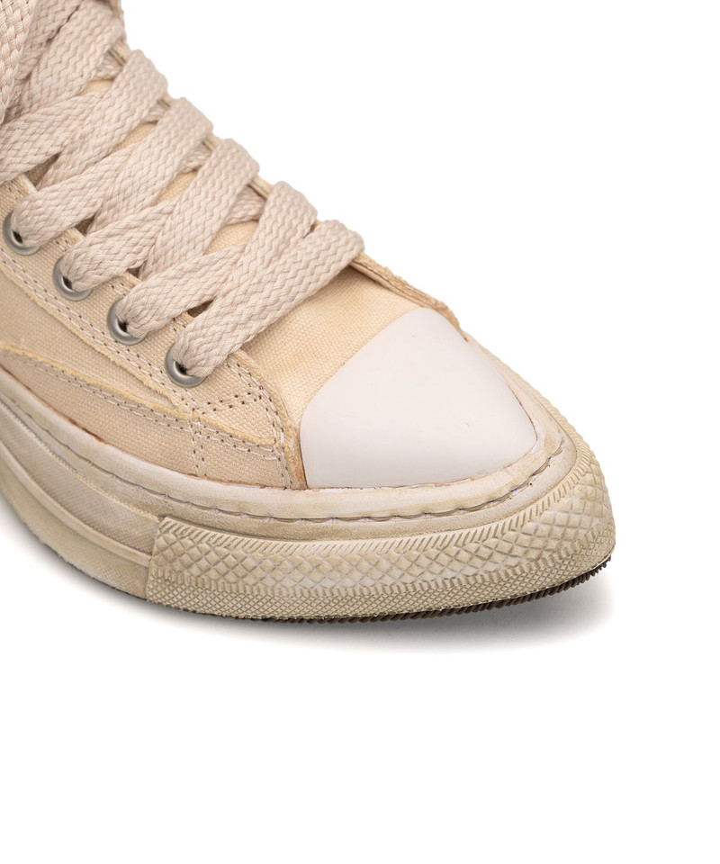 "YUCCA" OG Sole Over-dyed Canvas High-top Sneaker 10