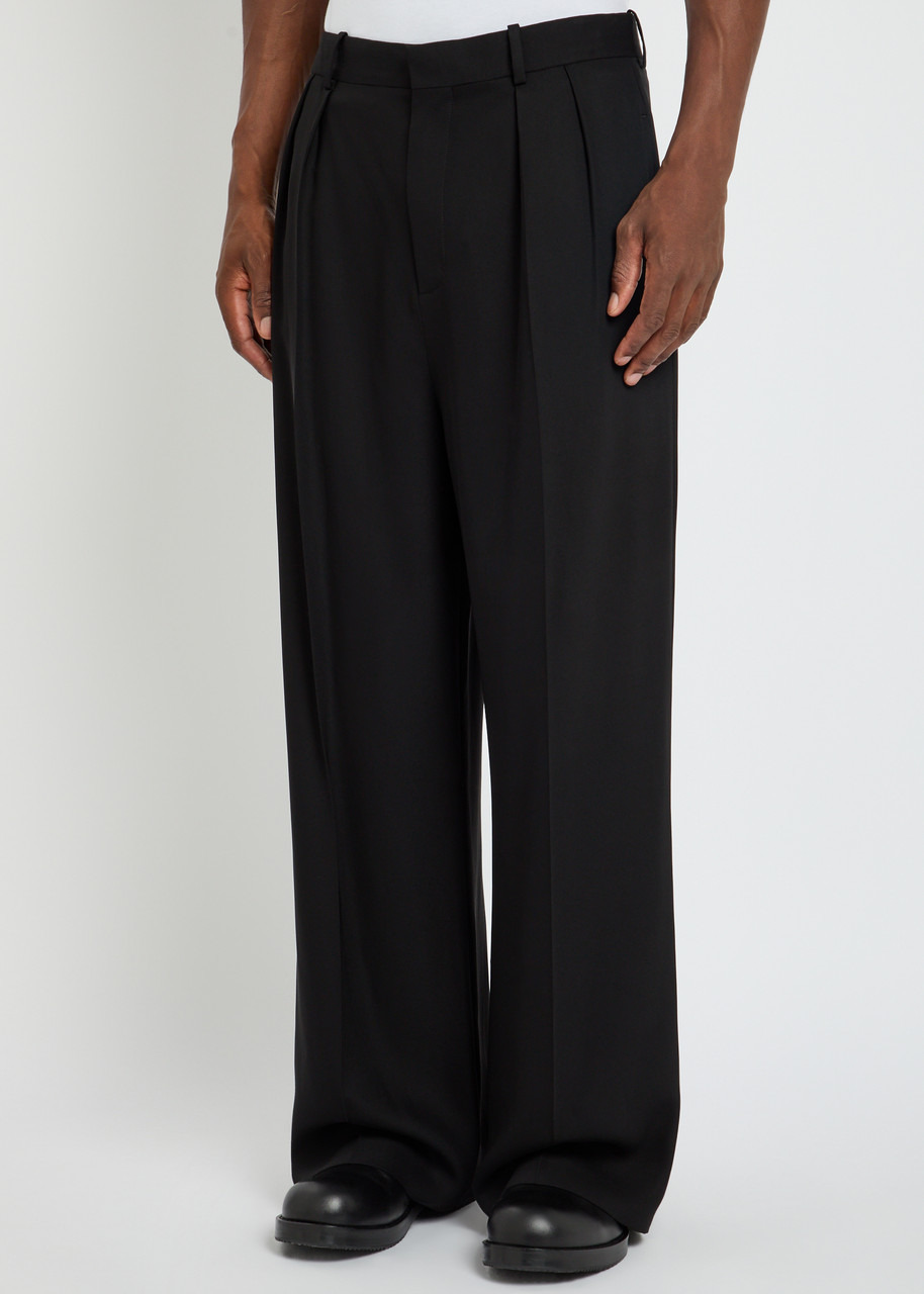 Loewe Logo-embroidered Woven Trousers - 2