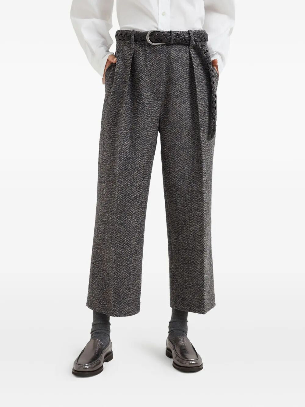 Brunello Cucinelli Women Cropped Suits Pants - 3