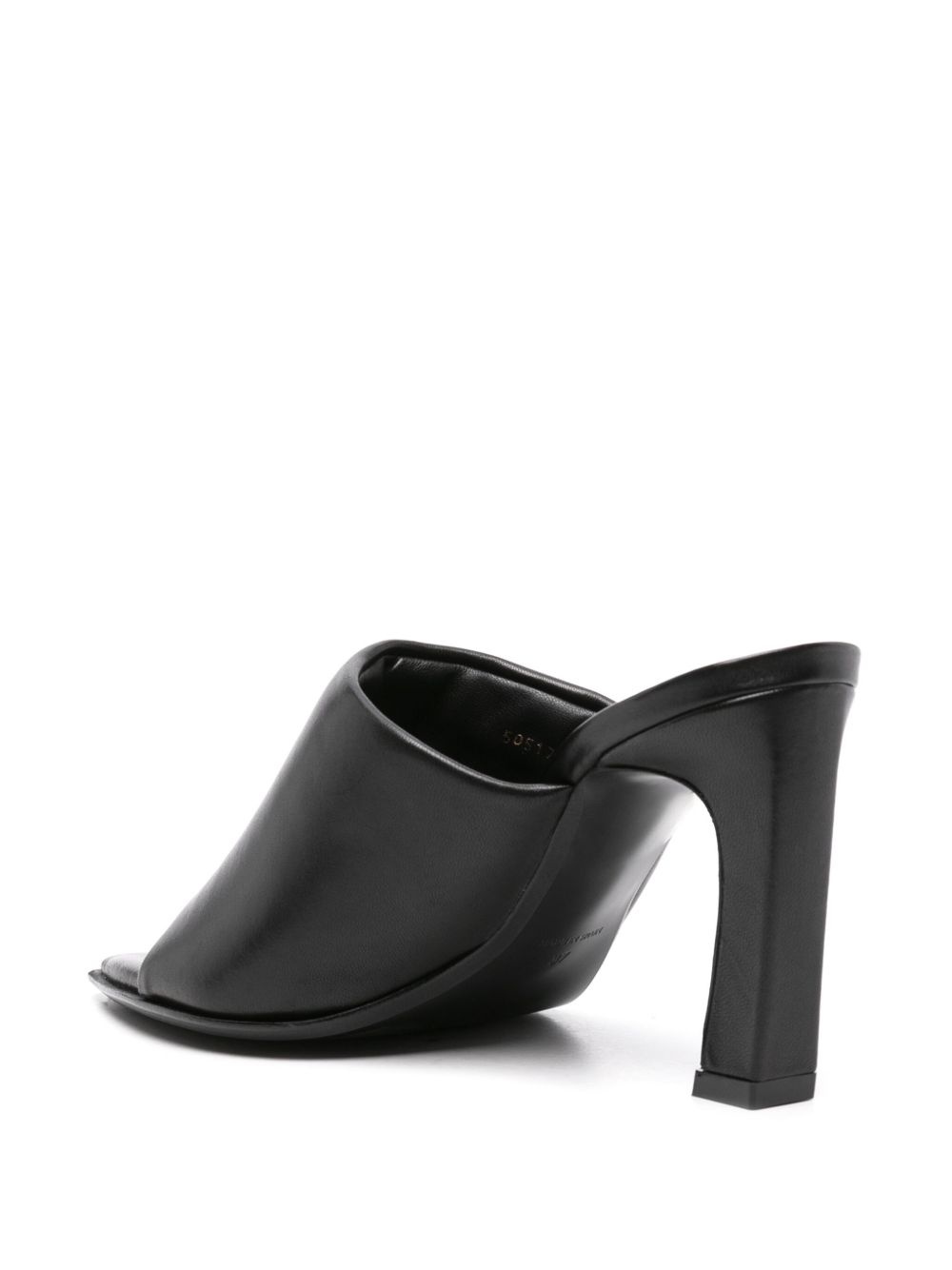 90mm padded leather mules - 3