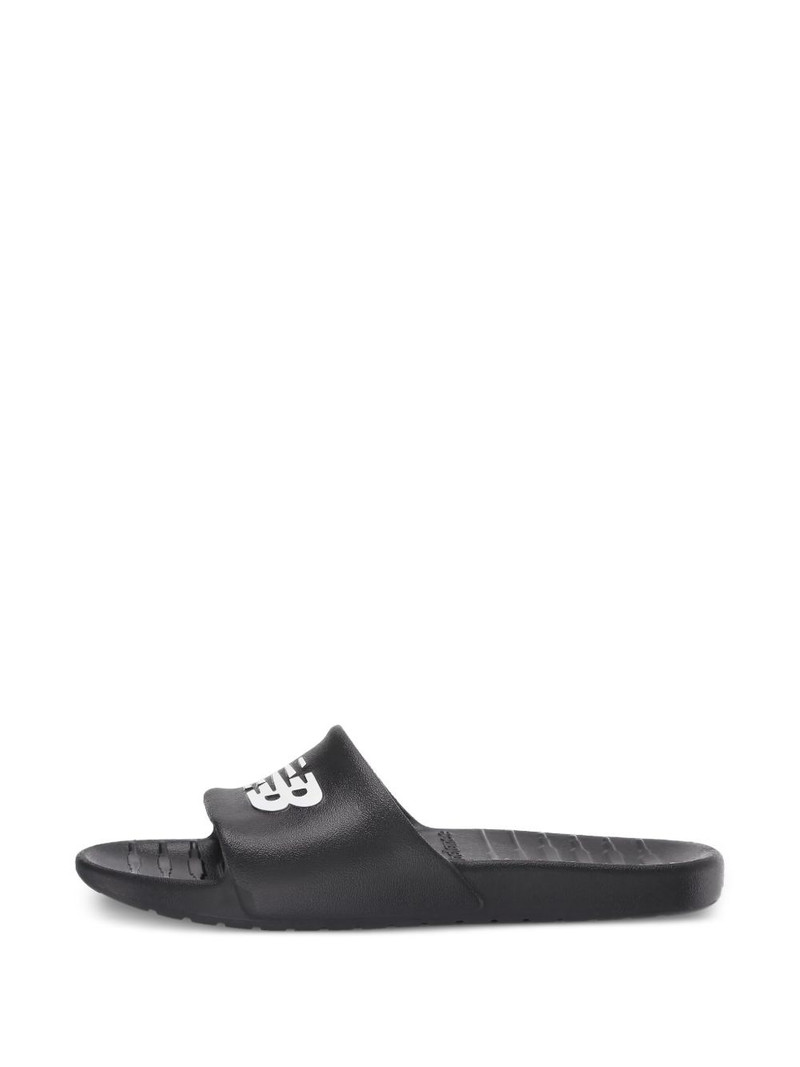New Balance 100 "Black Slide" slides outlook