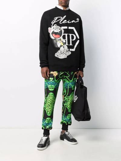 PHILIPP PLEIN new-baroque print track pants outlook