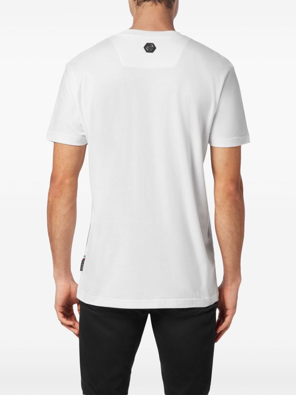 PHILIPP PLEIN skull-print round-neck T-shirt | REVERSIBLE