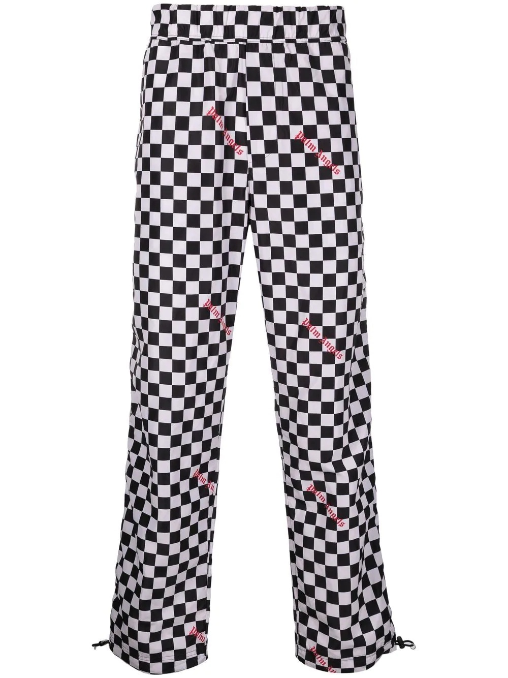 damier-print track pants - 1