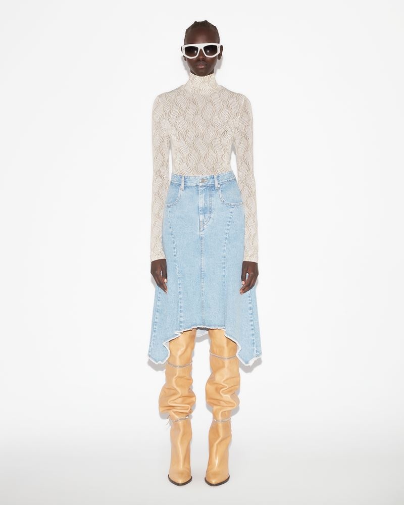 NYDA DENIM SKIRT - 2