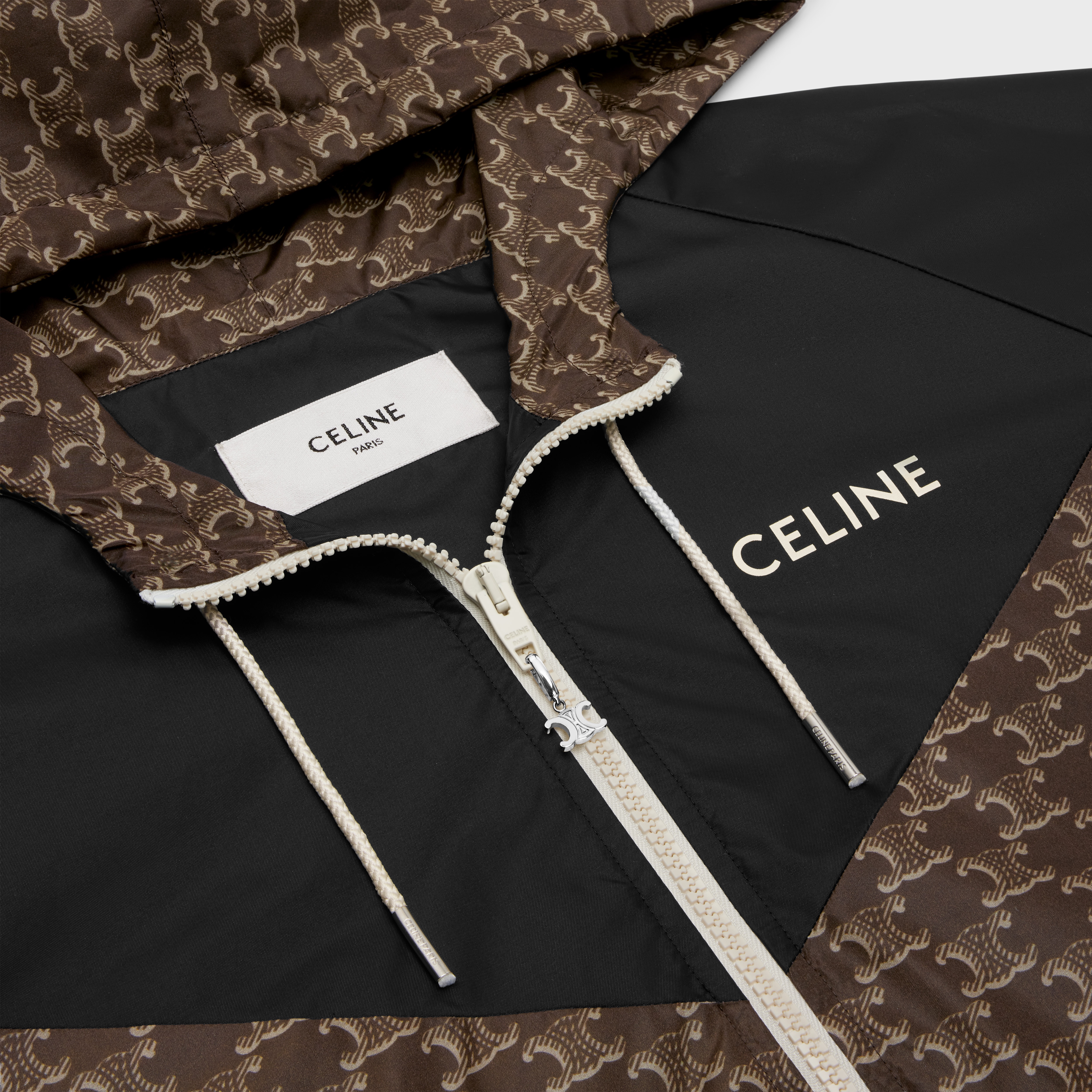 celine blouson jacket in monogram nylon - 3