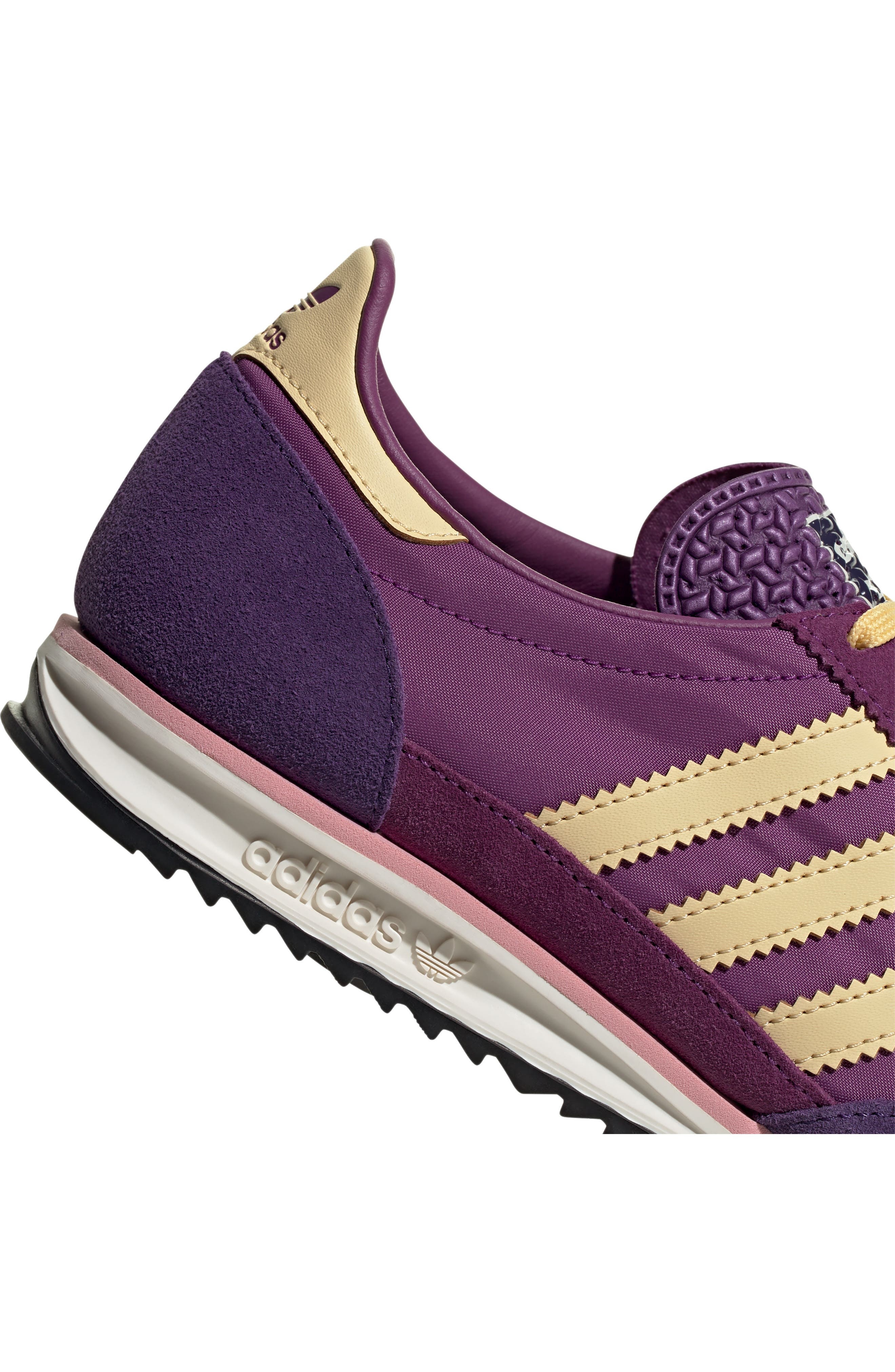 adidas SL 72 Sneaker in Rich Mauve/Orange Tint/Black at Nordstrom - 8