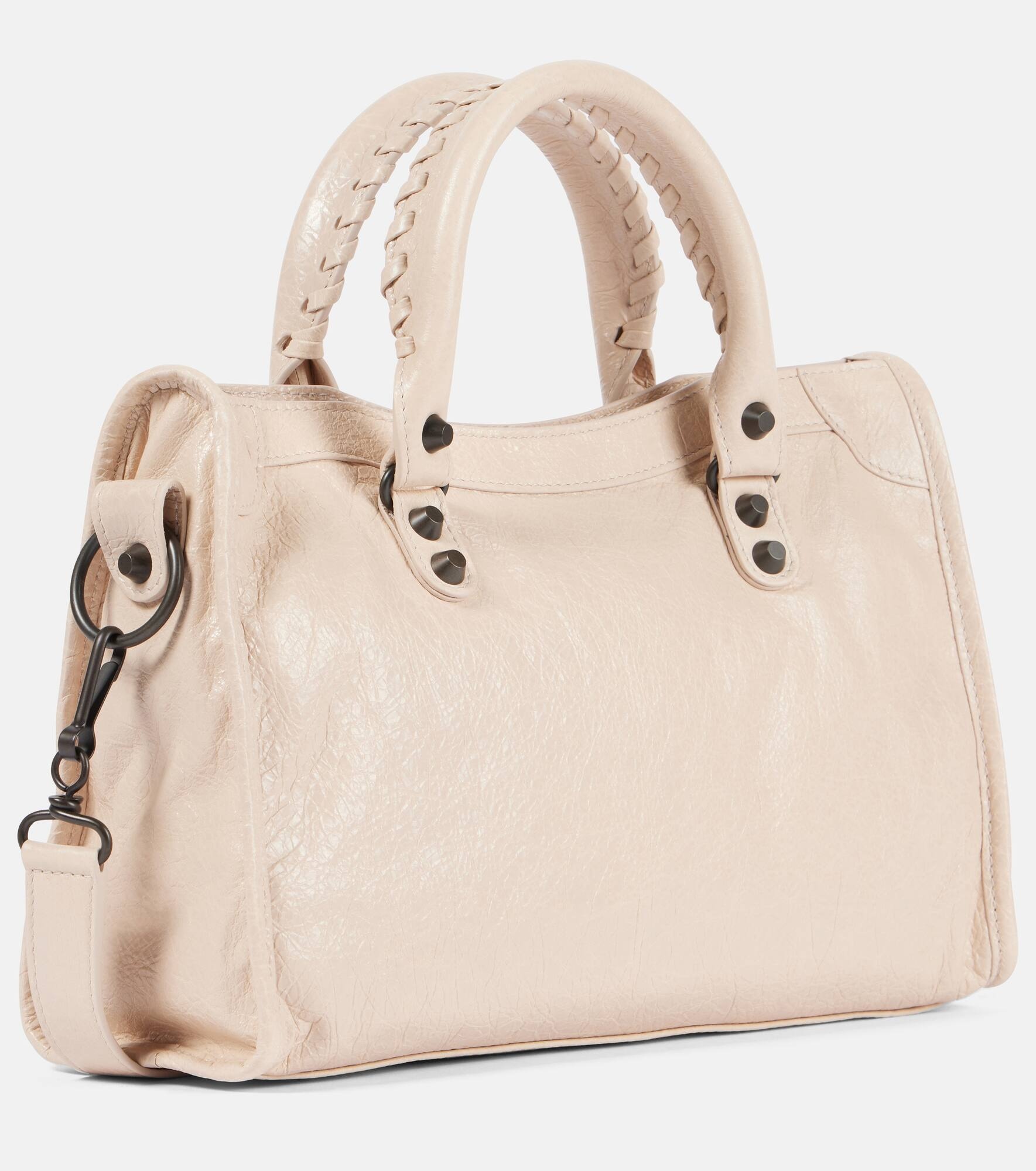 Le City Small leather tote bag - 4