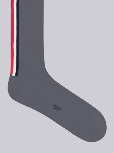 Thom Browne Rib Stitch Merino Stripe Mid Calf Socks outlook