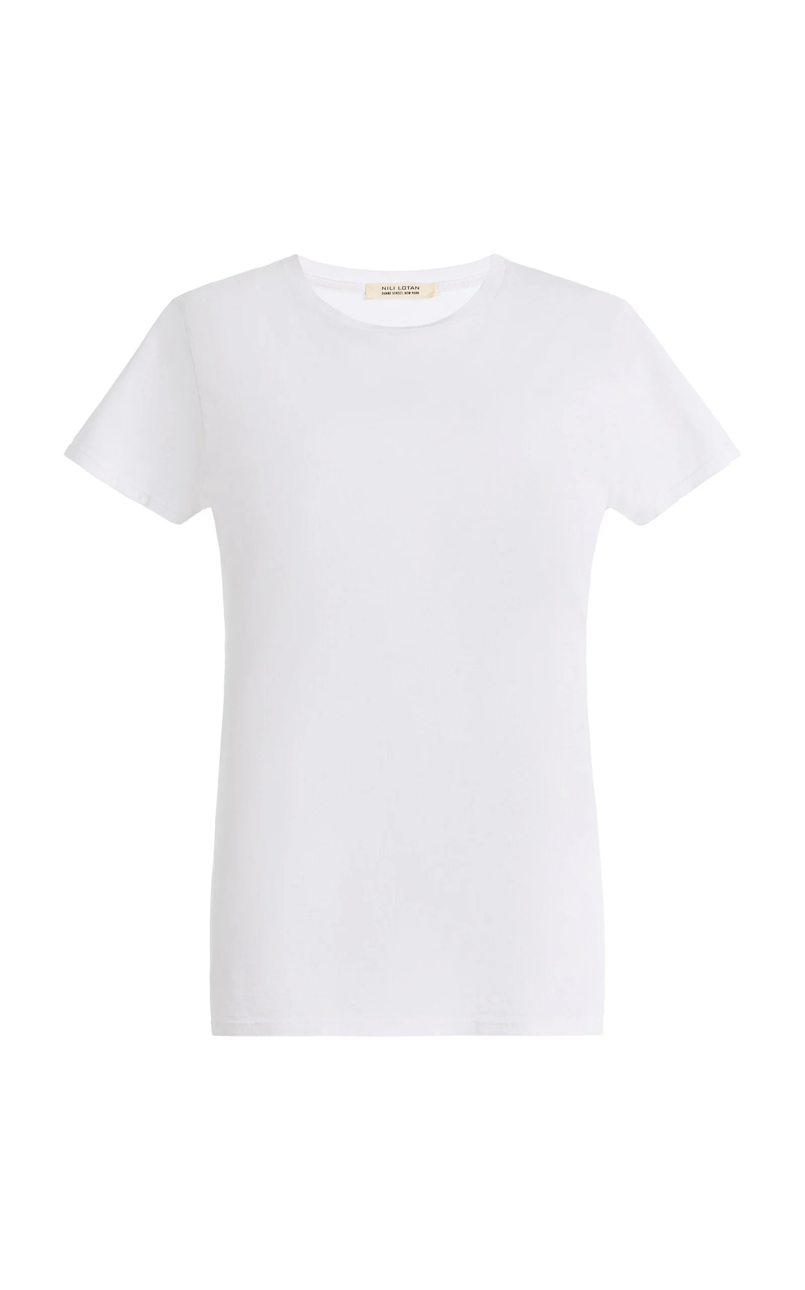 Lana Crewneck Cotton T-Shirt - 1