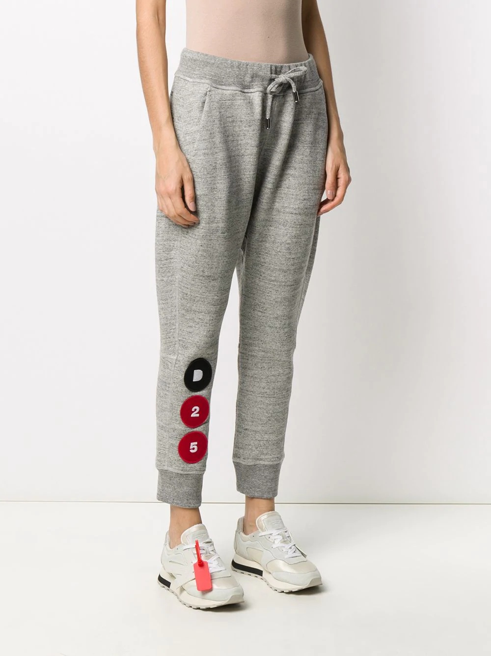 logo-patch track pants - 3