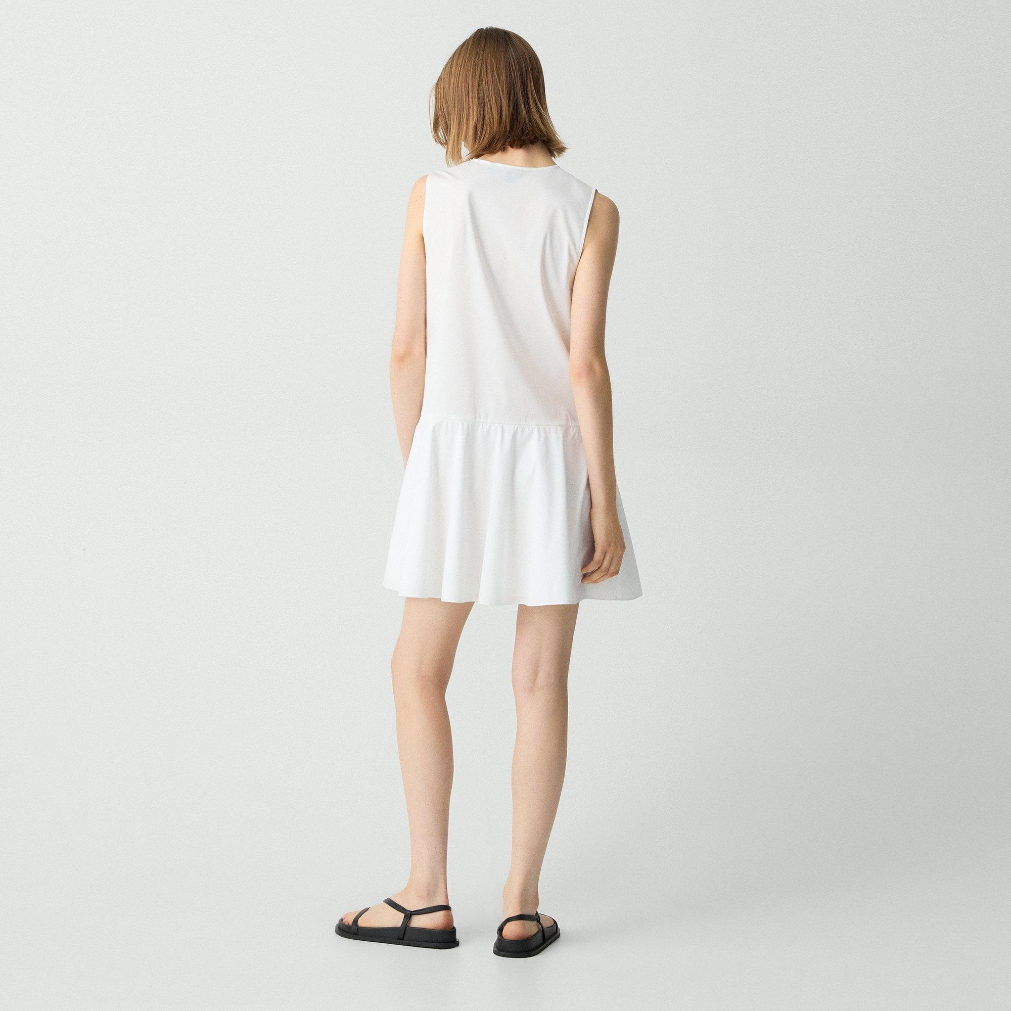 Sleeveless Mini Dress in Good Cotton - 4