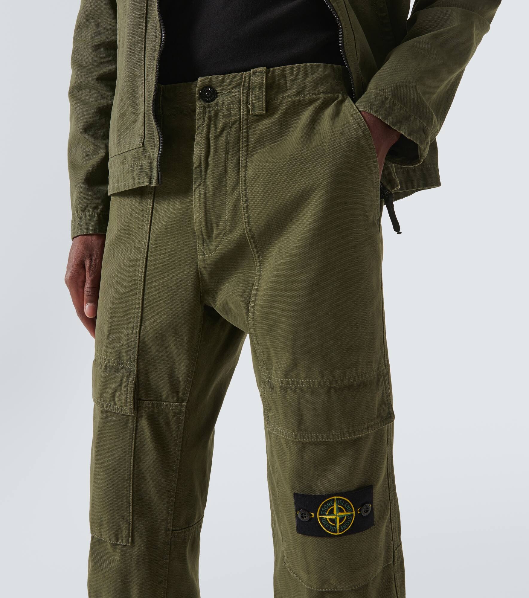 Compass cotton cargo pants - 5