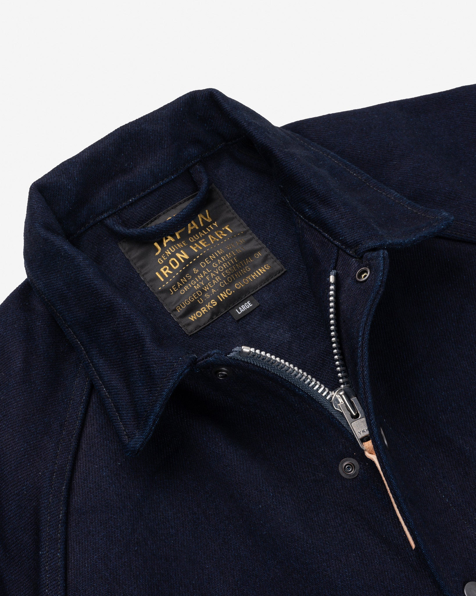 IHJ-142-IND 21oz Serge Windbreaker - Indigo - 6