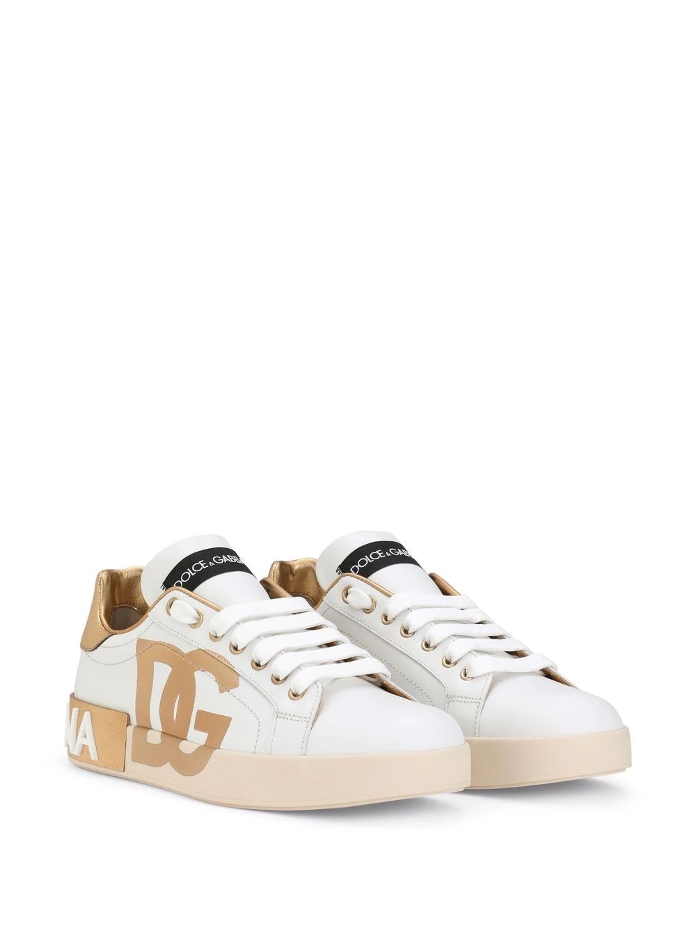 logo-print Portofino sneakers - 2