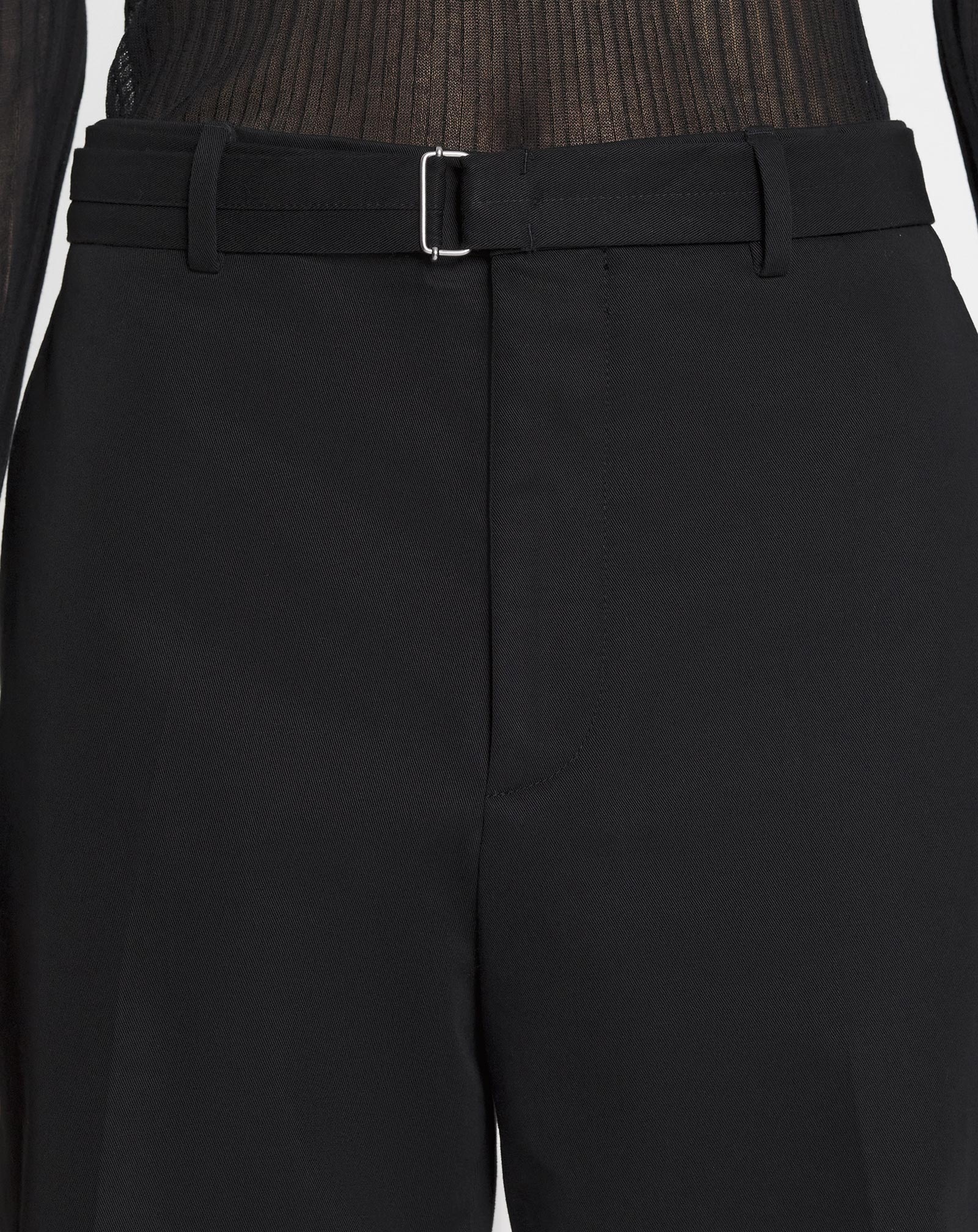 TAILORED SHORTS WITH RAW HEM DETAILS - 5