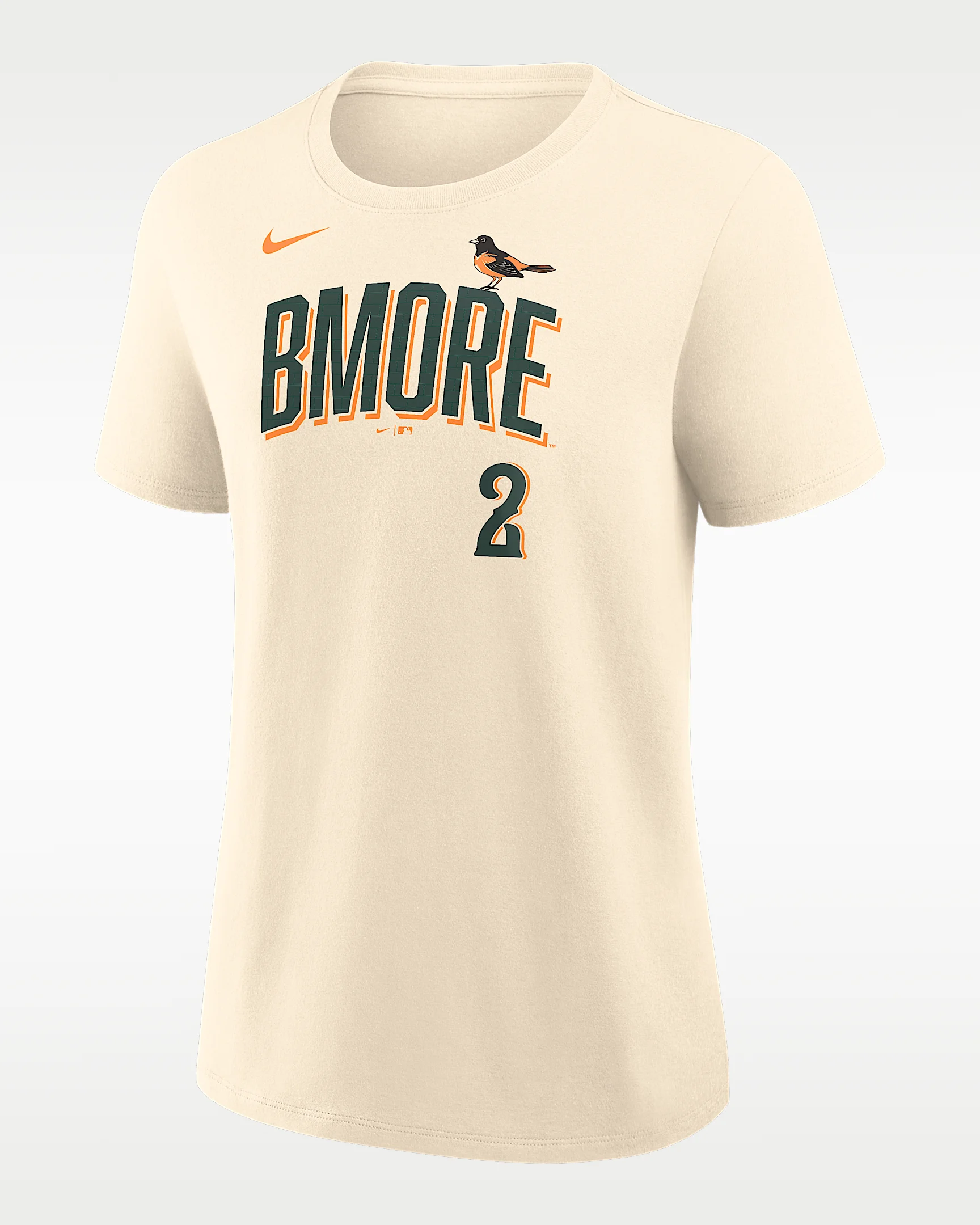 Gunnar Henderson Baltimore Orioles City Connect Women's Nike MLB T-Shirt - 1