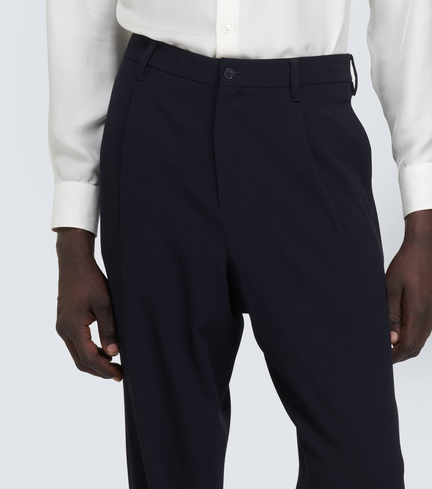 Virgin wool straight pants - 5