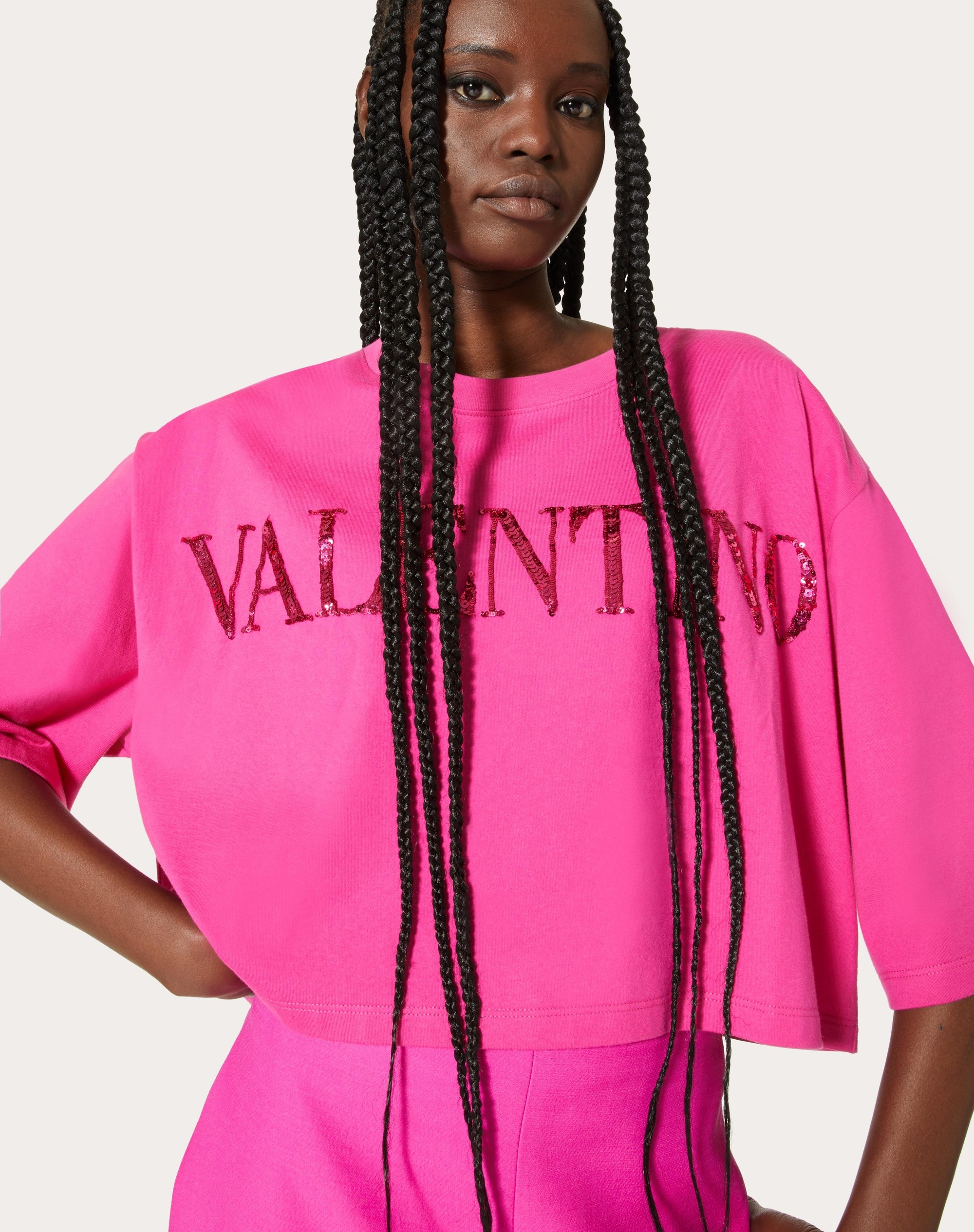 EMBROIDERED JERSEY T-SHIRT - 5