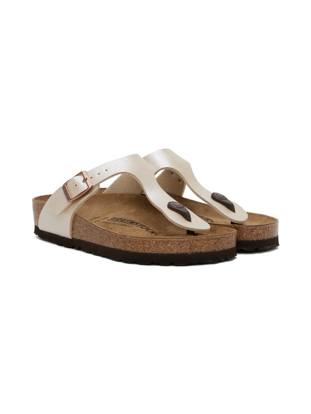 Off-White Regular Gizeh Sandals - 4