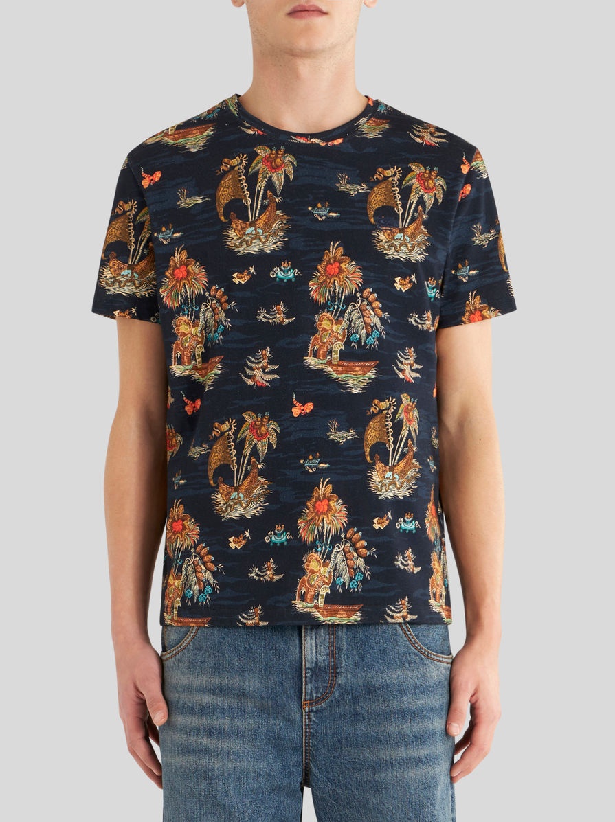 FIGURATIVE PATTERN T-SHIRT - 2