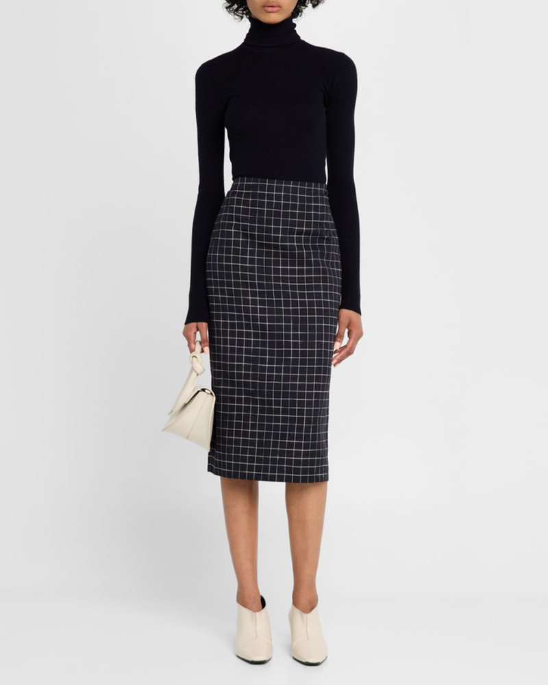 Vince Trellis Plaid 연필 스커트 outlook