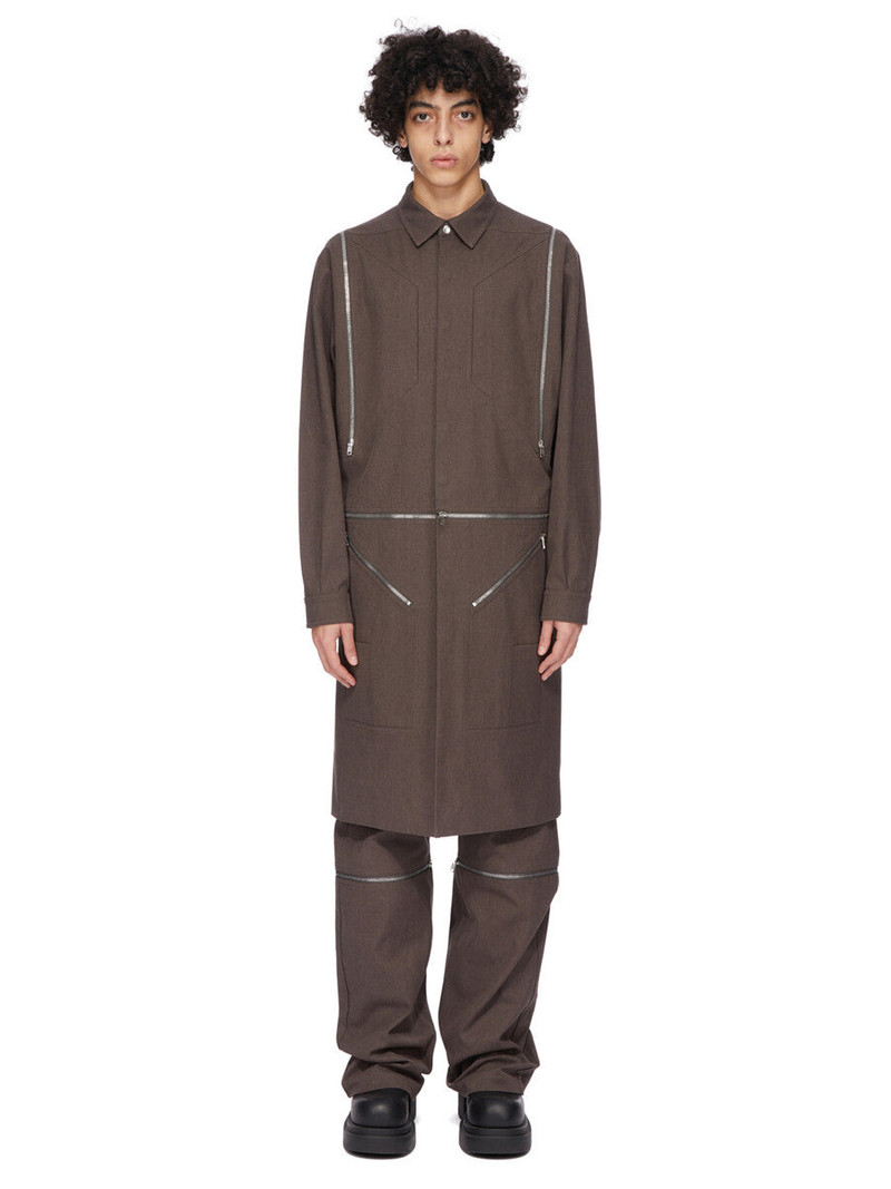 Brown Concordians Heizer Long Coat 1