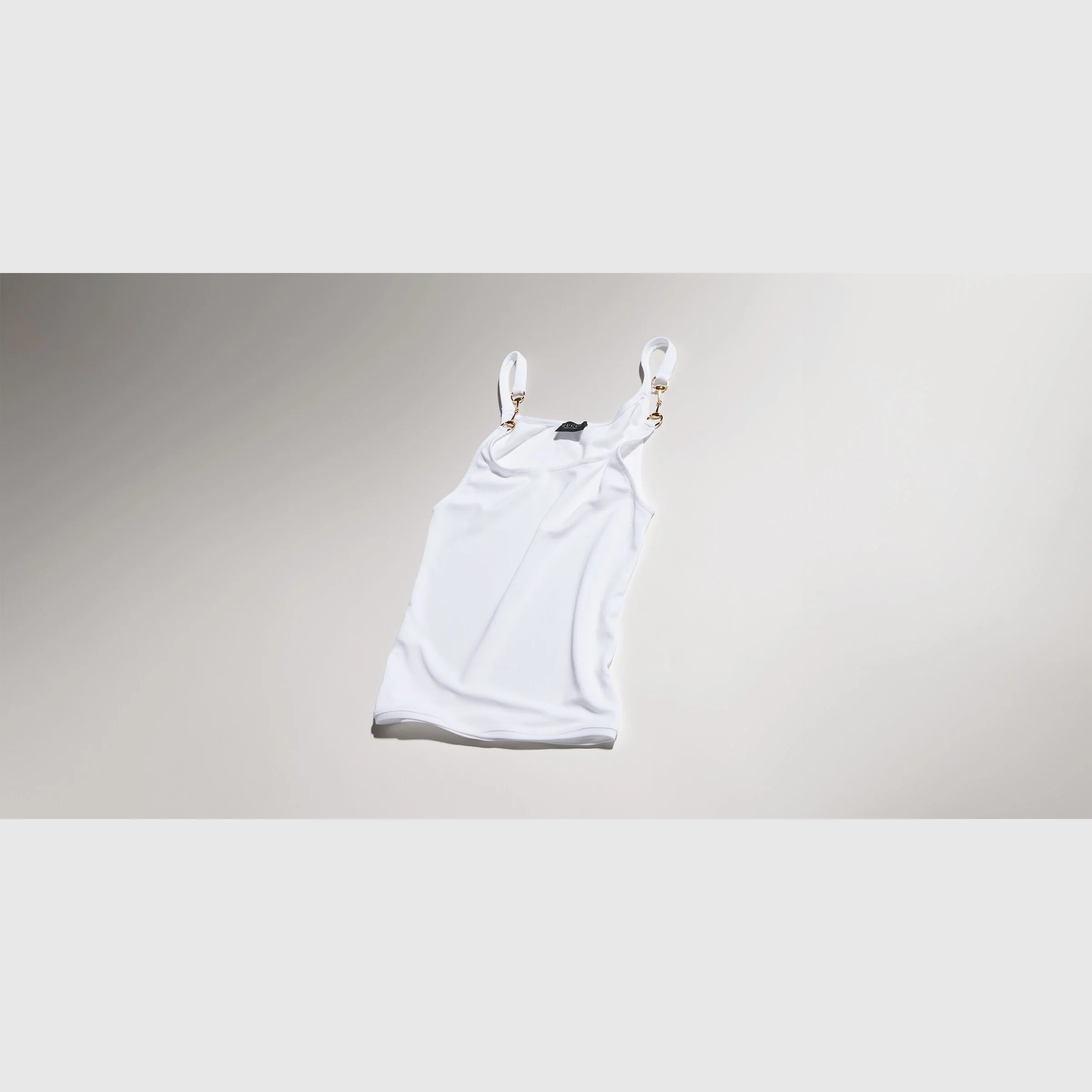 Viscose crêpe jersey top with Horsebit - 1