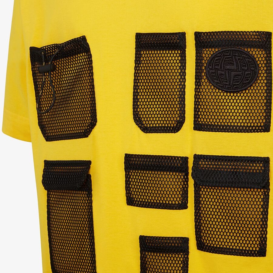 Yellow cotton T-shirt - 3