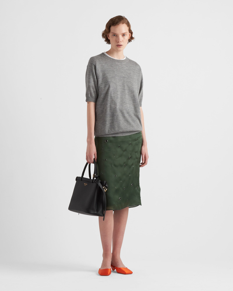 Prada Cashmere crew-neck sweater outlook