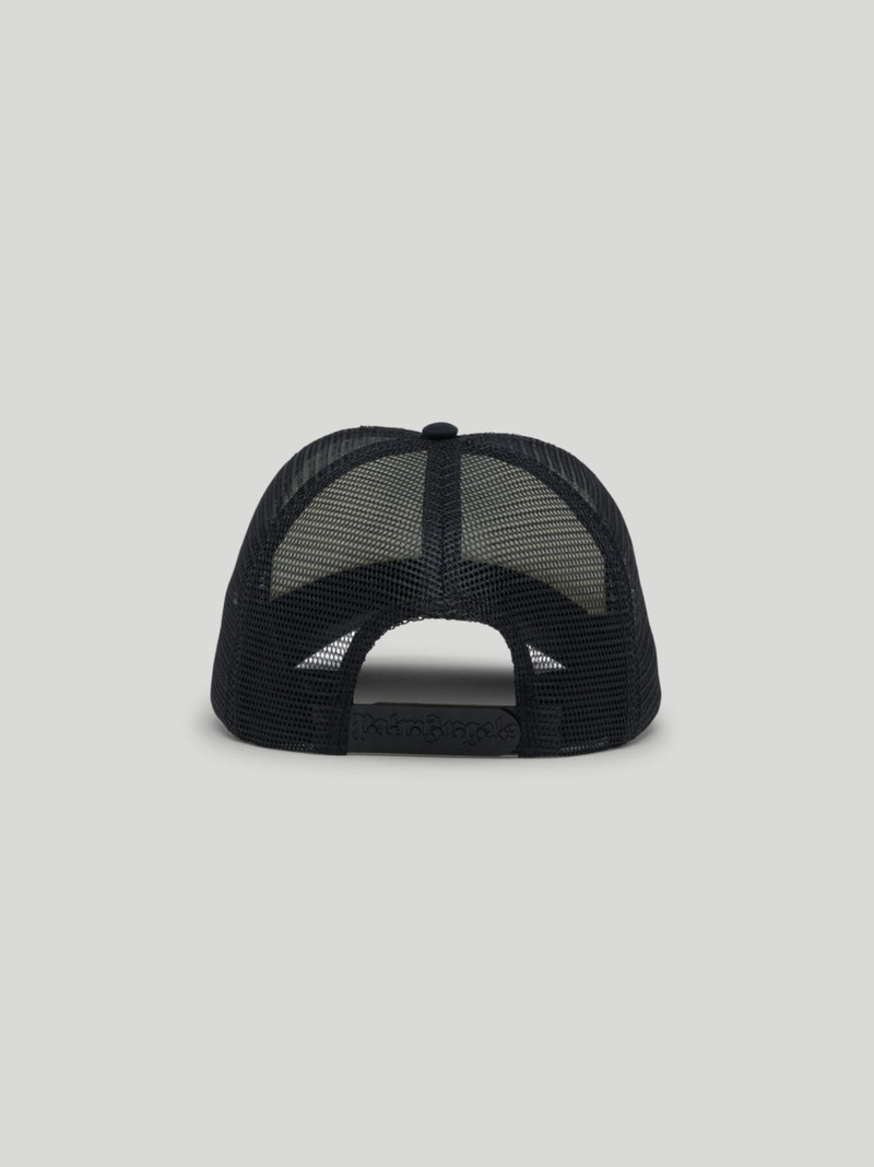 BLACK PALM TRUCKER HAT 3