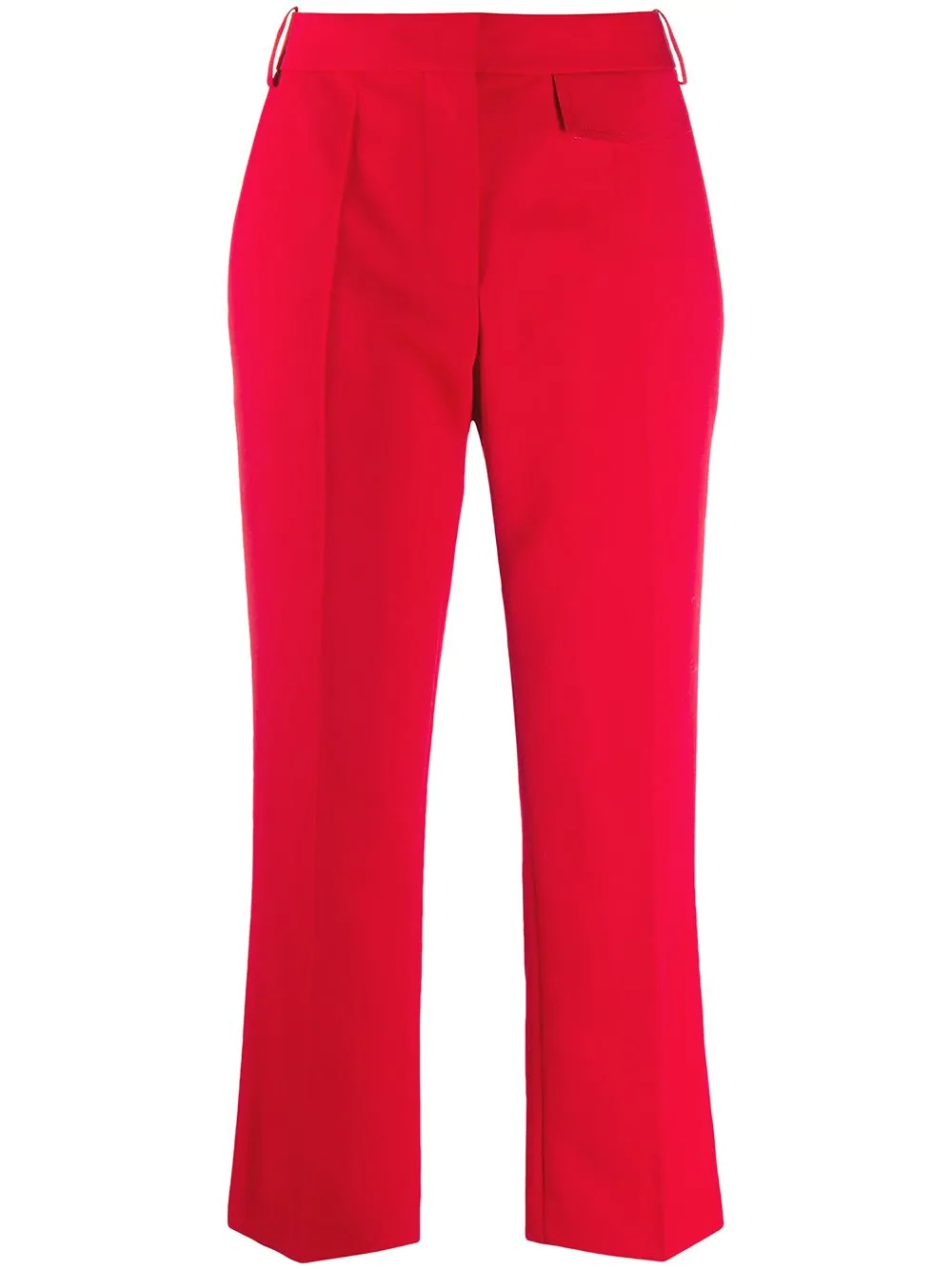 cropped tailored trousers - 1